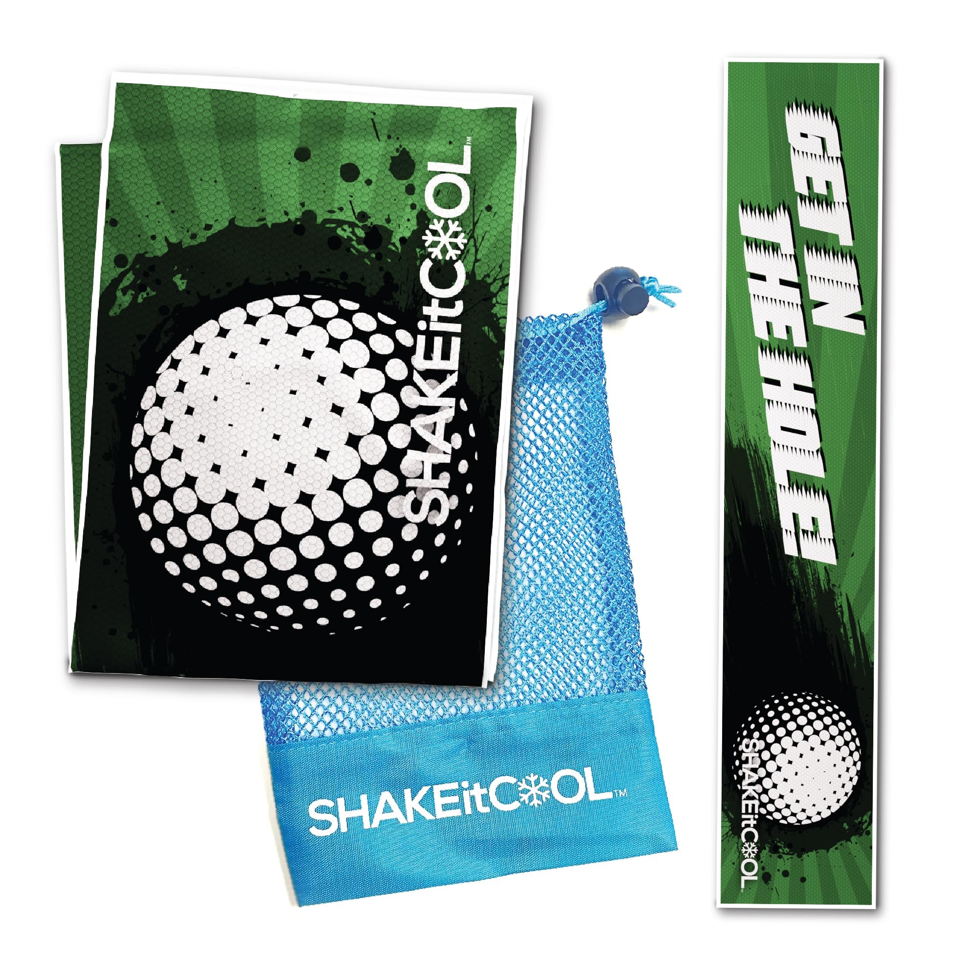 SHAKEitCOOL Original Cooling Towel - Instant Heat Relief, Soft & Versatile - Perfect for Sports, Outdoor Activities & Hot Work Environments - Reusable & Easy to Clean - Golf-image-15