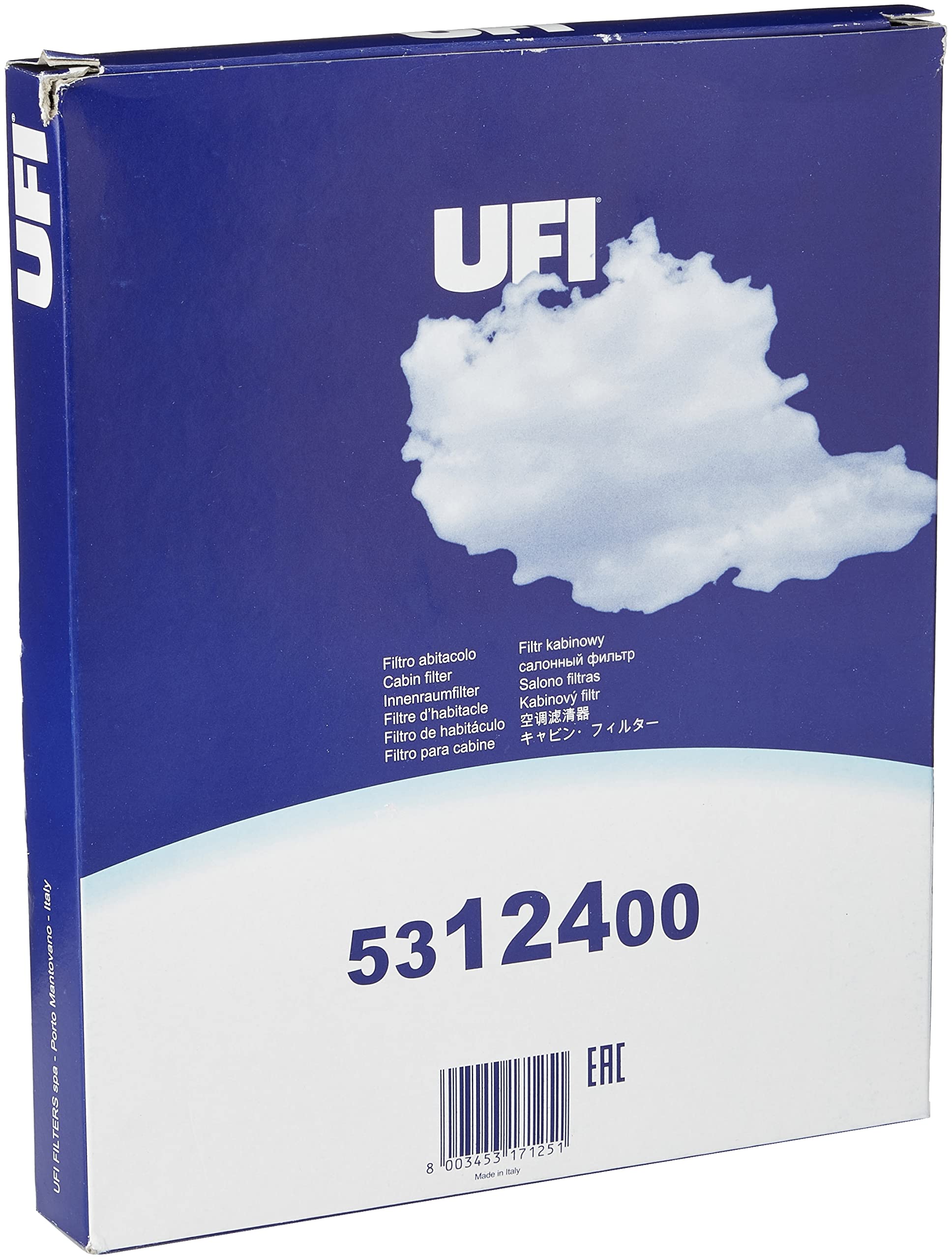 UFI Filters Filtro Aria 30.617.00 - Ricambio Per Auto: Compatibile Con Honda Insight E Jazz III (172x153x46 Mm)