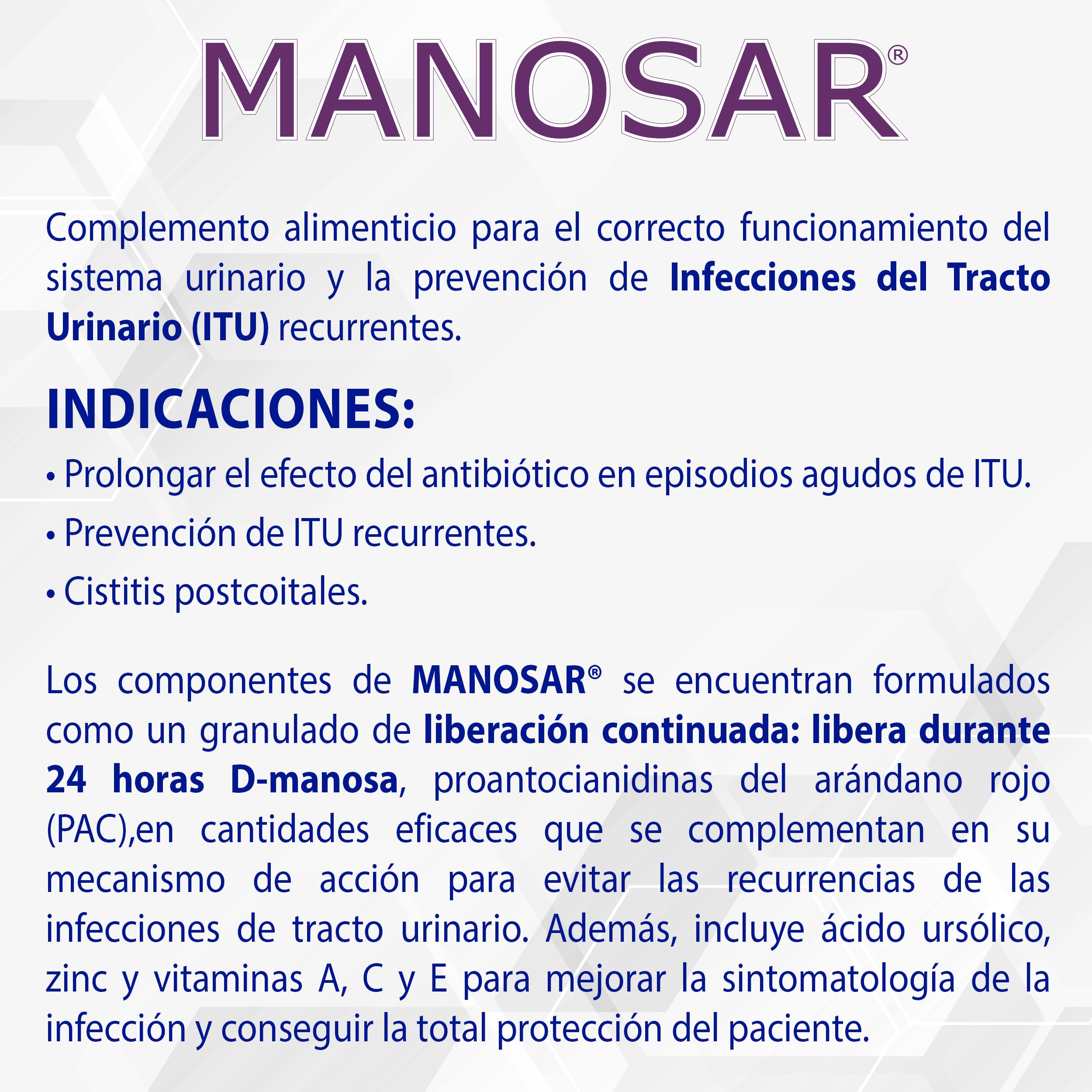 Manosar 30 sobres