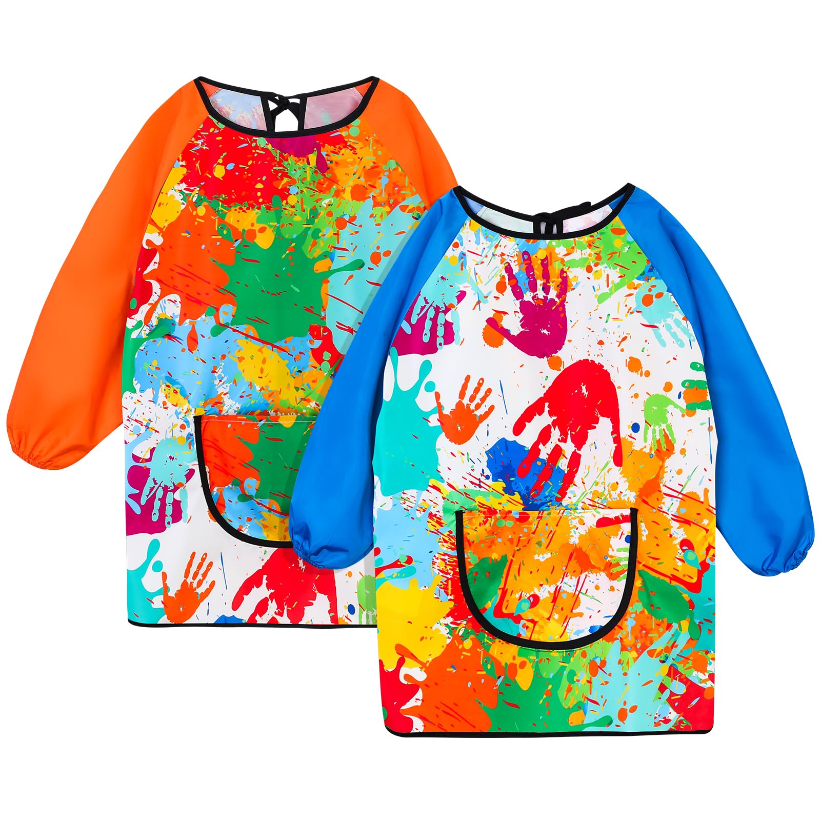 Faber-Castell 201203 - kinderen schilderschort, blauw, één maat, 1 stuk