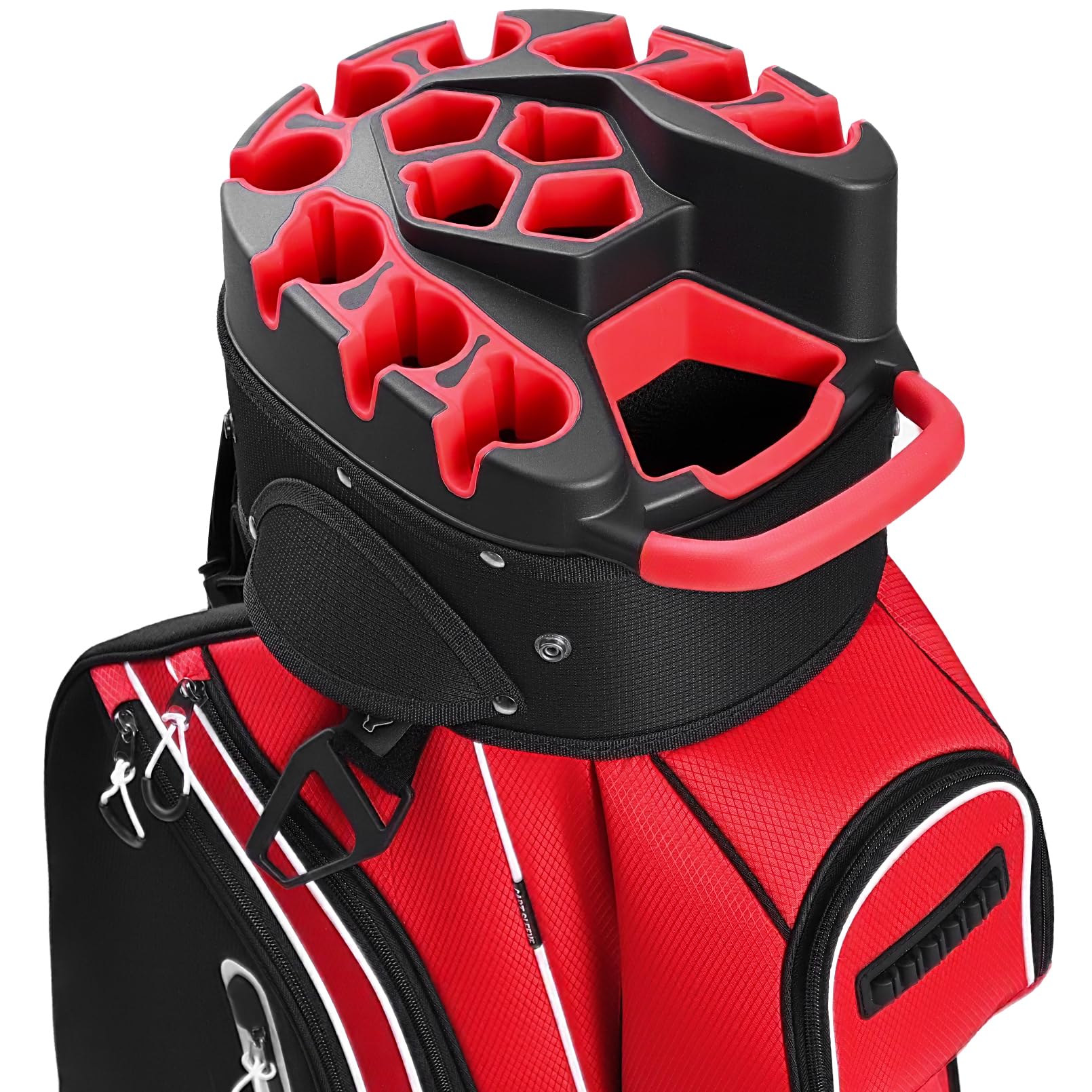 14-Way Golf Cart Bag Pro with Full Length Divider Top, Golf Bag for Men with Handles and Rain Cover