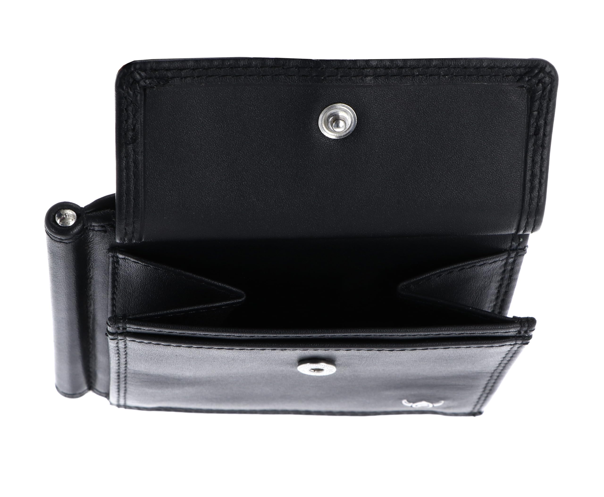 Golden Head Leder Geldbörse Geldklammer Polo RFID Protect Clip-Scheintasche 1921 Schwarz