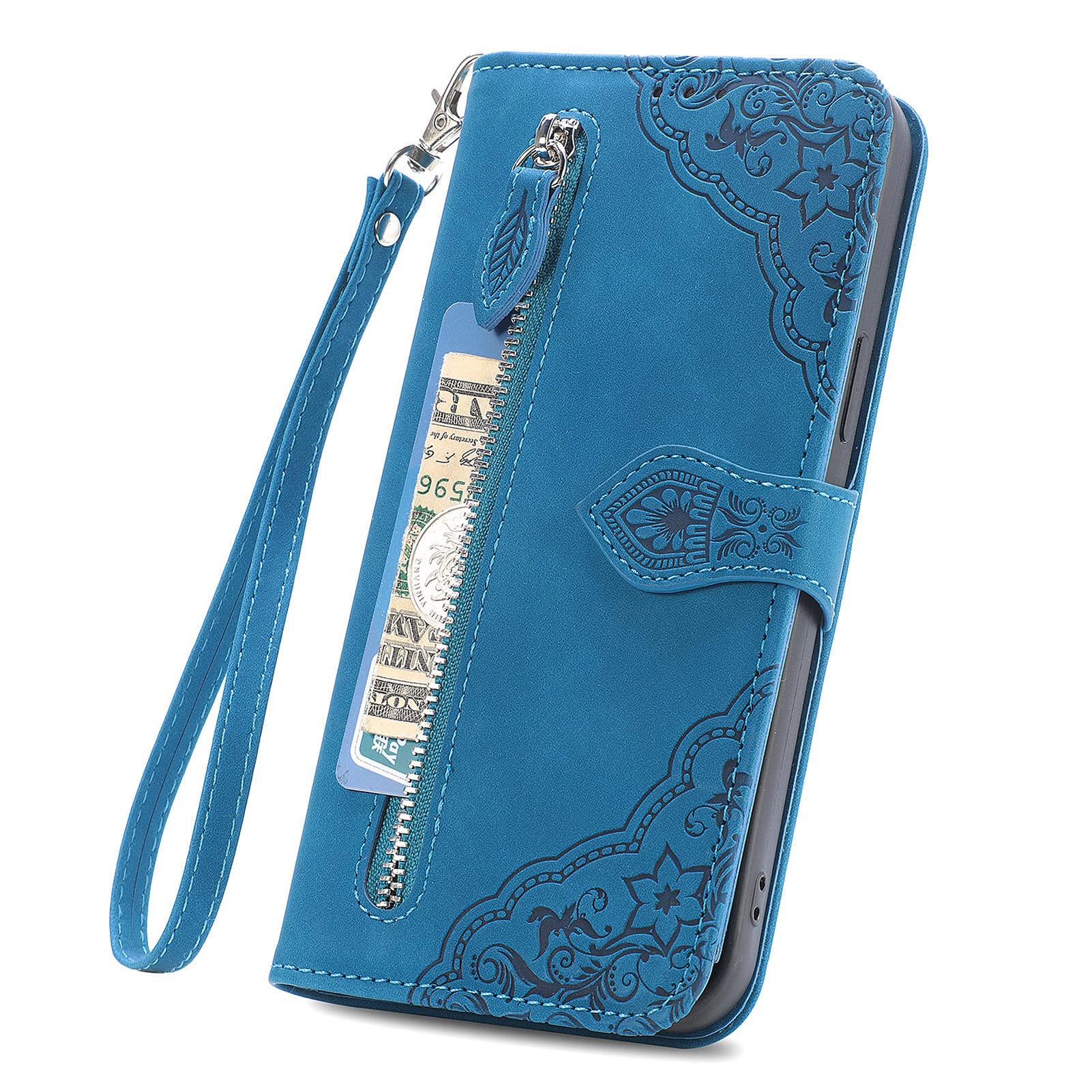 Custodia Portafoglio Xiaomi Poco X4 GT - Cover Libro Viola con Cerniera