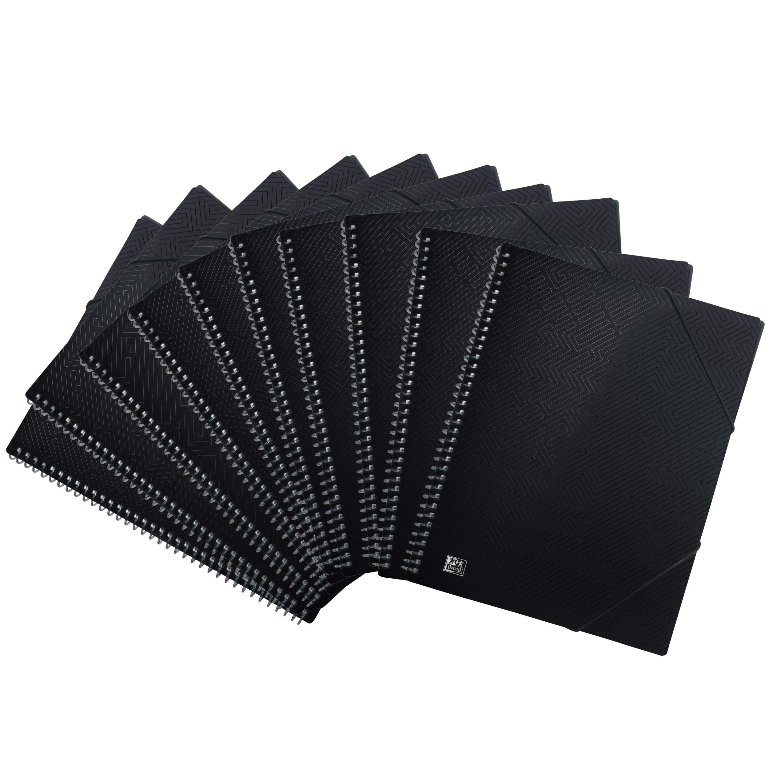 Elba 400101988 Urban Spiral Display Book 10 Schwarz, 40 Hüllen