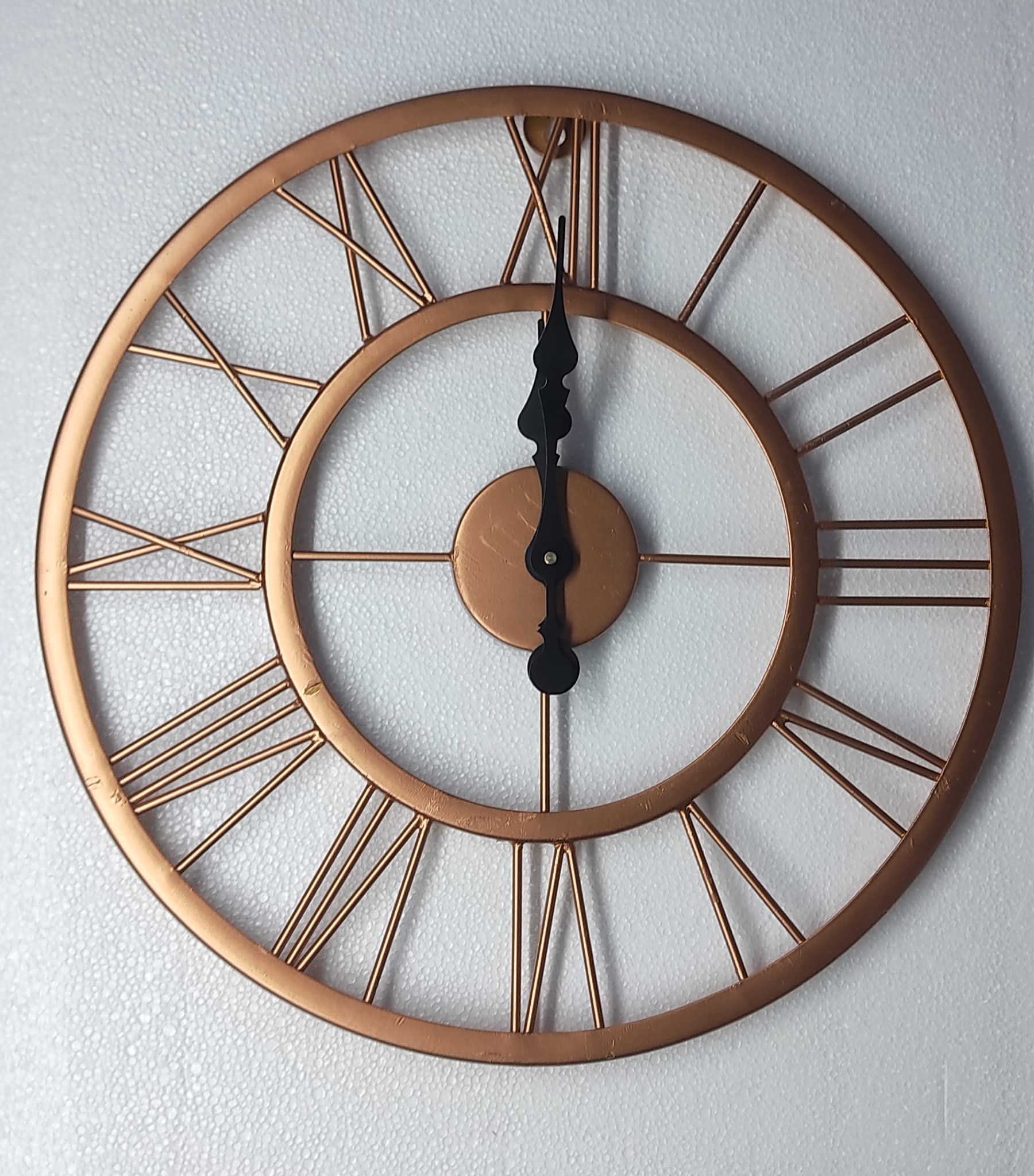 Craftique Roman Metal Wall Clock (Copper, Small) (B09XBW4BLV) Amazon Price History, Amazon Price Tracker