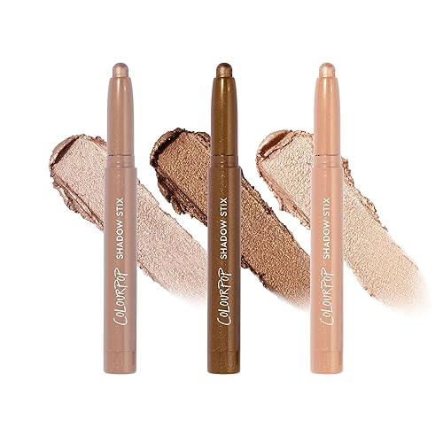 Vista 12 de ColourPop Rose Goals Shadow Stix - Kit de maquillaje de sombra de ojos mate + brillante, veganas y libres de crueldad animal en barras de sombra