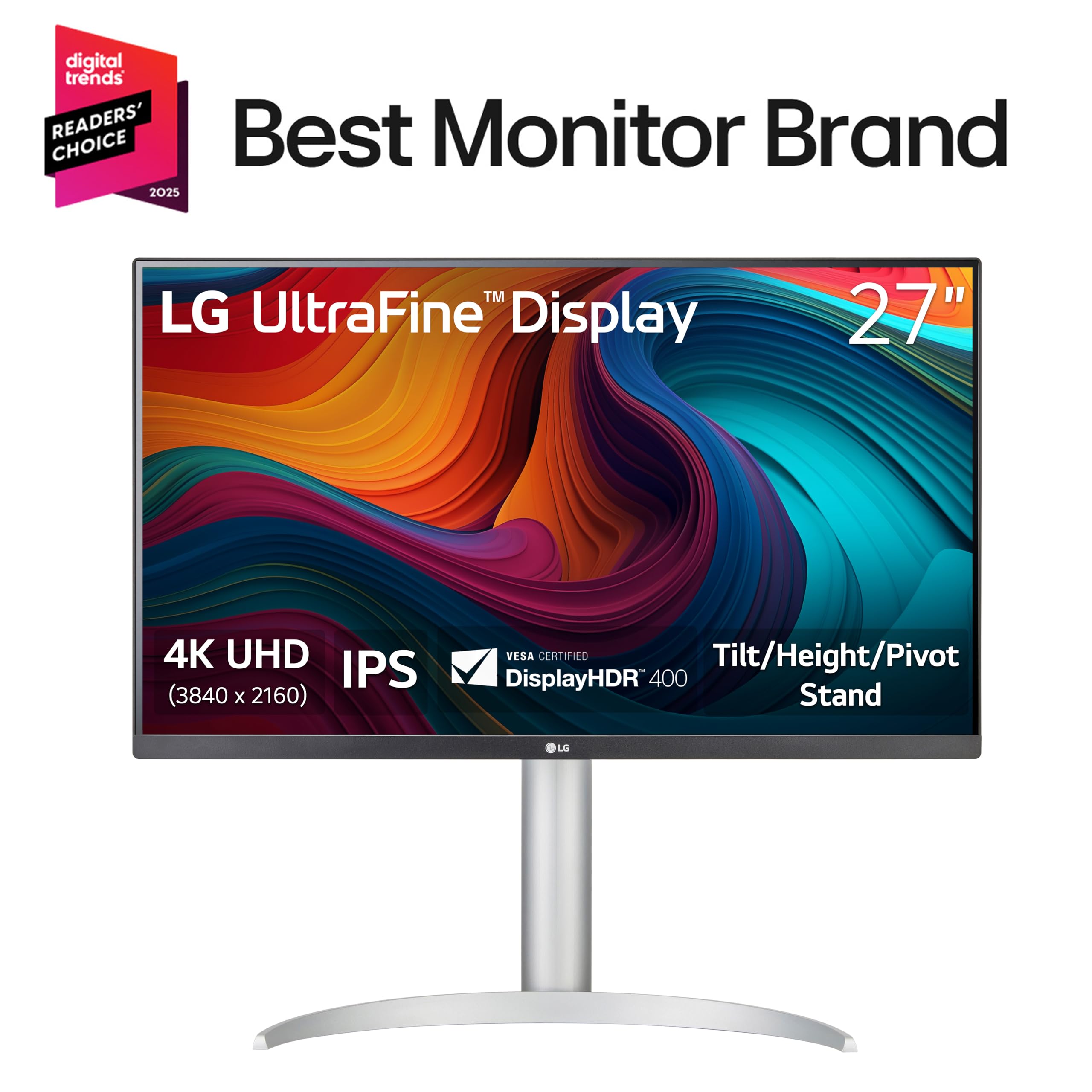 【LG UHD MONITOR 4K】 27UL650 27-inch 4K UHD IPS LED Monitor - 27UL650-W | LG USA