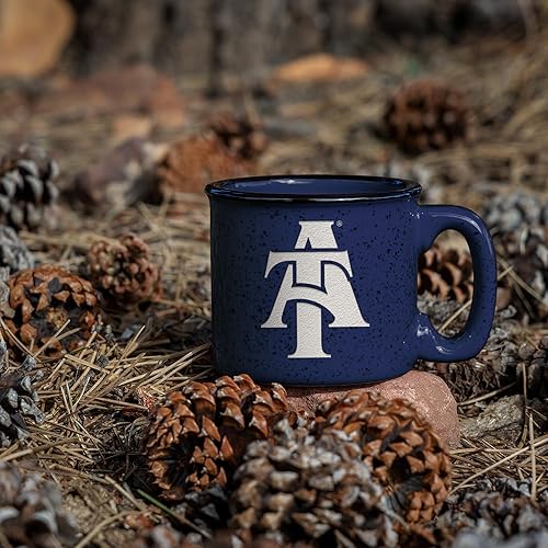 Miniatura 96 de Rico Industries NCAA Utah Utes - Taza de café personalizada de 12 onzas con logotipo grabado con láser profundo, taza de cerámica para acampar con