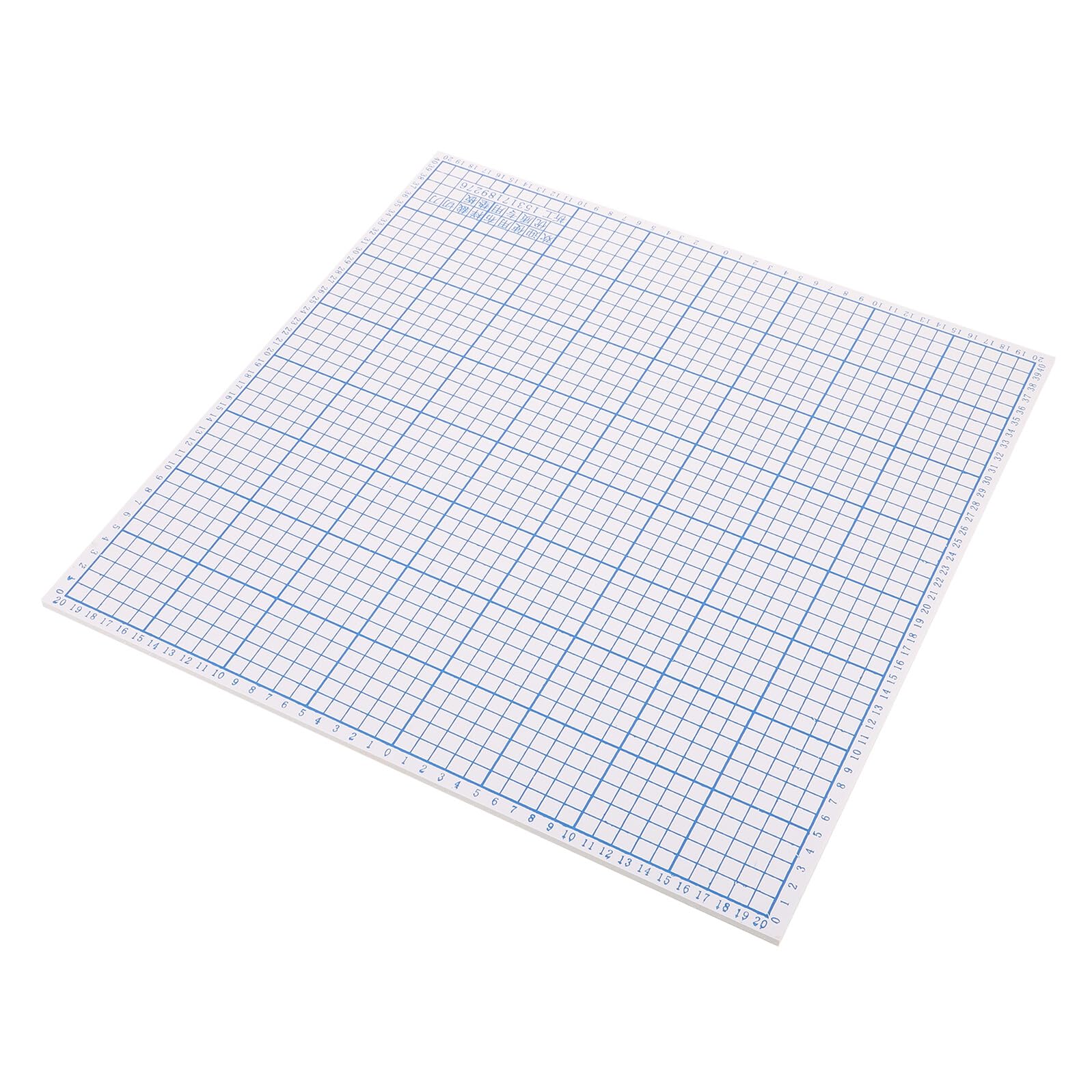 Tappetino da Taglio per Cutter Tessuti 40cm, Accessorio Pvc | Griglia di Taglio Precisa, Guida di Misura Chiara, Alta Durezza, Formato 40x40x0, 6cm per Studio