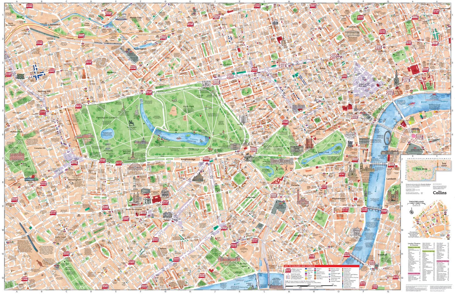 Discovering London Illustrated Map