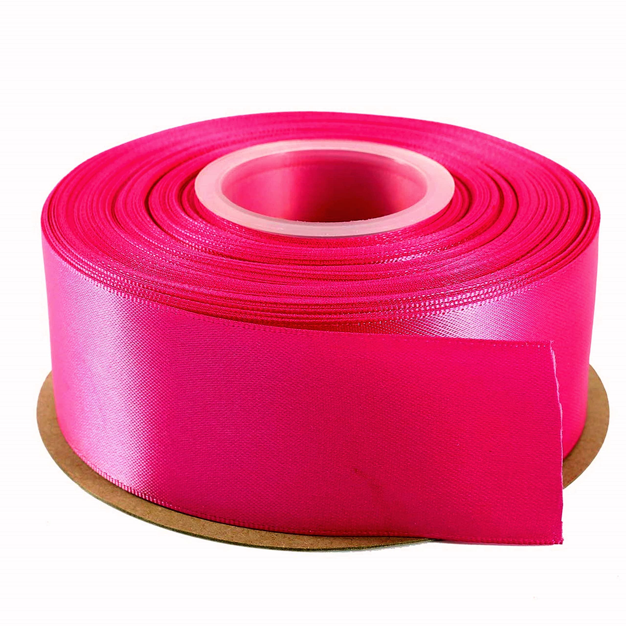 Double Sided Satin Ribbon Size 25mm x 10 Meters, Perfect for Gifts Wrap Sew Party, Decorations Events Dress Wedding Christmas Crafts, Bows Car, DIY, Bouquets, Cake More (Black) — view 93