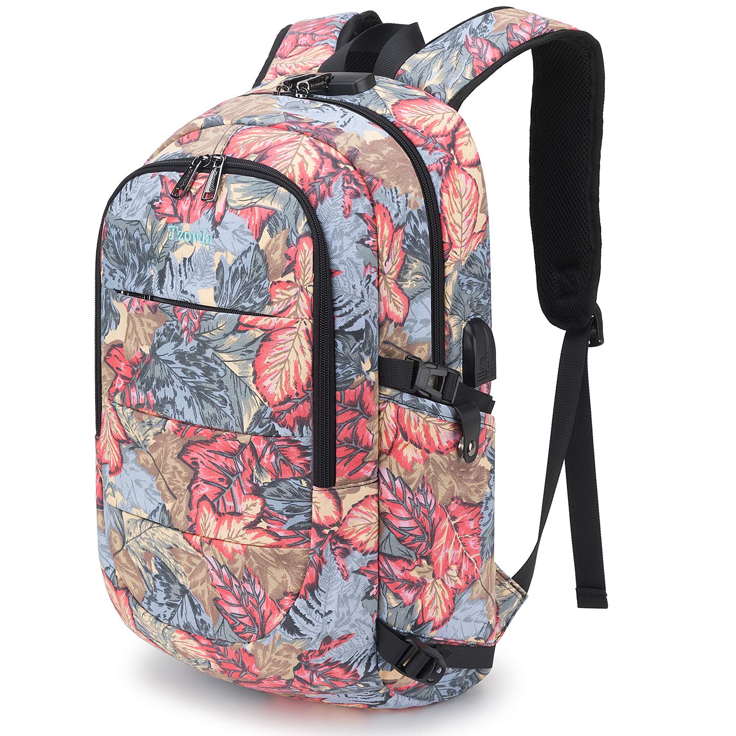 Tzowla Travel Laptop Backpack Water Resistant Anti-Theft Bag with Lock — Amazon image 20