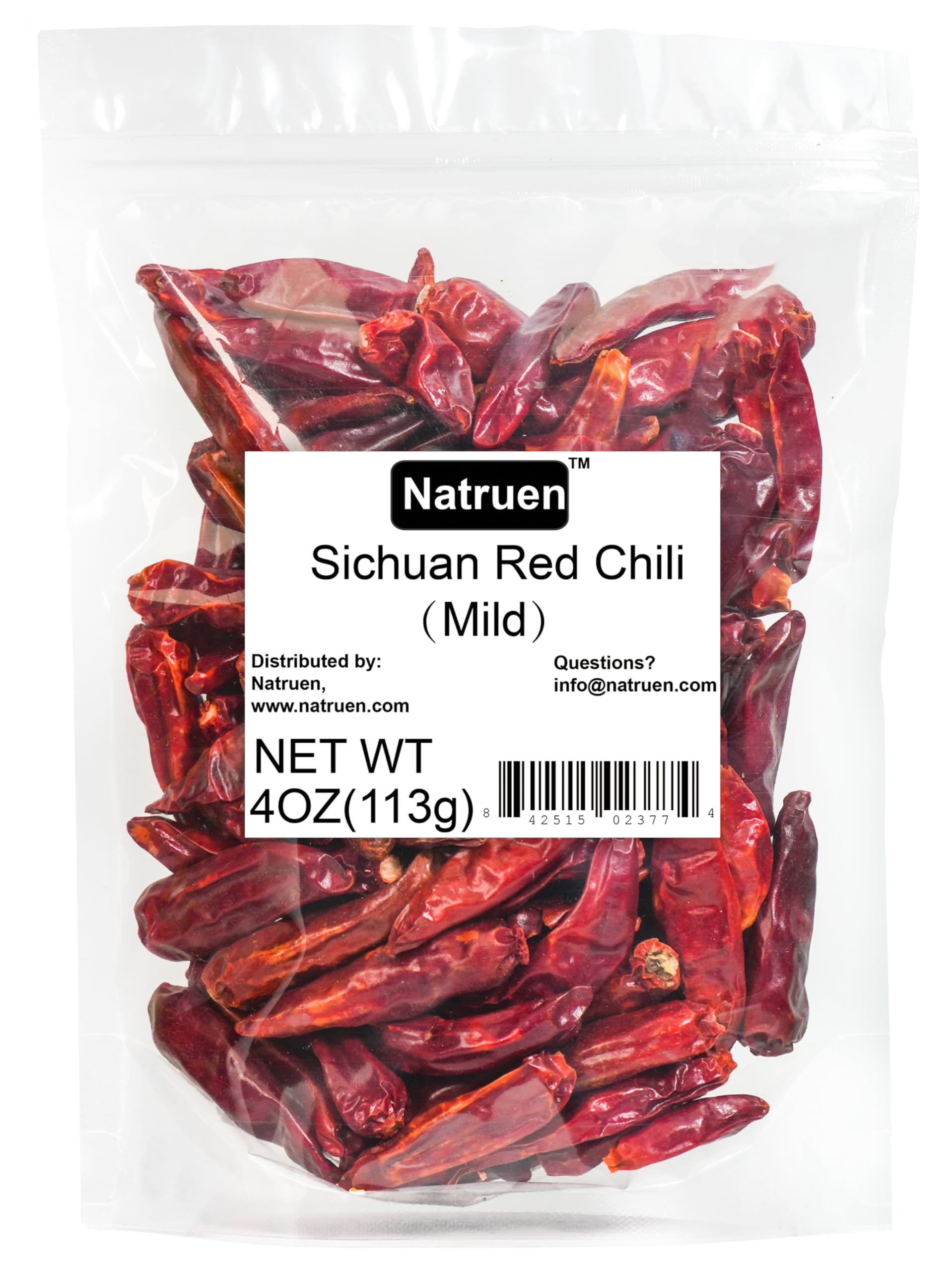 Natruen Whole Dry Szechuan Chili Pods 4oz