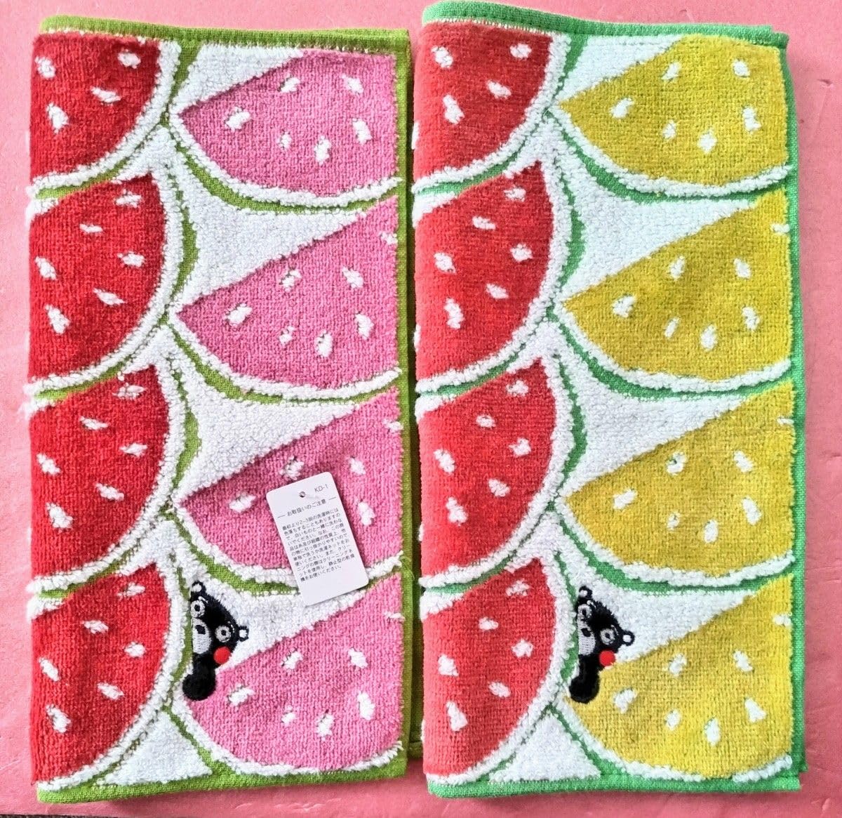 モモンガハウス(パンダスイカ柄)  夏仕様  涼しい夏生地を使用❗️1600円 Amazon.co.jp: くまモン タオル ハンカチタオル フルーツ柄 スイカ