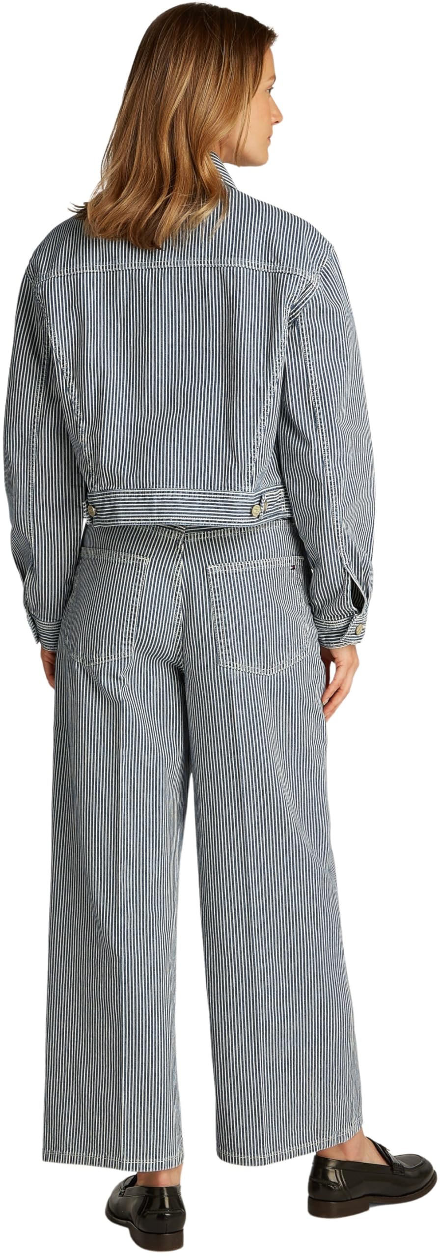 Tommy Hilfiger Donna Jeans Wide Leg Vita Alta