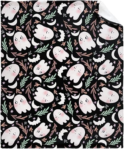 SUPERICH Manta de fantasma de Halloween para bebé, regalo súper suave, manta acogedora para recién nacido, manta para cochecito de bebé, manta para disponible en Yaxa Venezuela