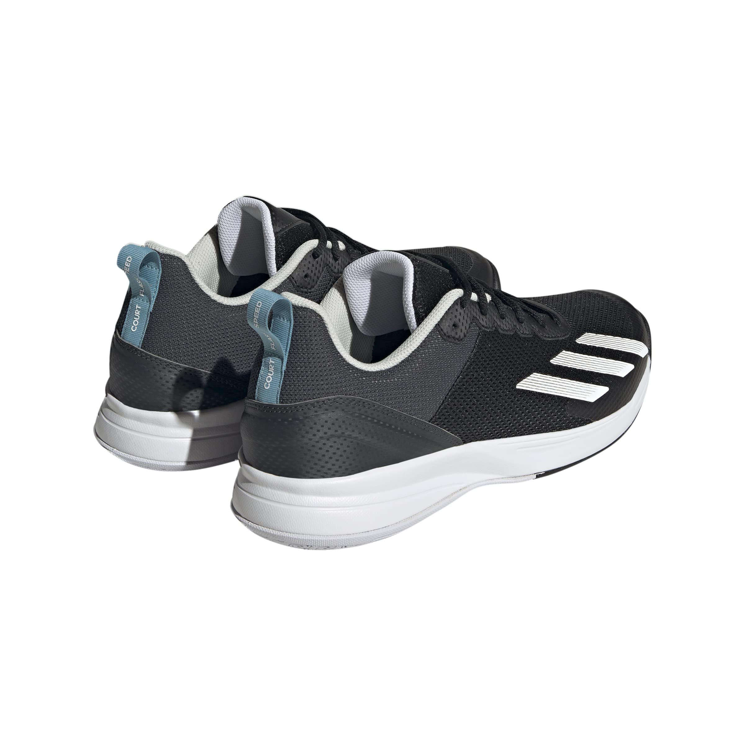 adidas Courtflash Speed Tennisschuh für Herren, Schwarz/Weiß/Schwarz, 41 EU – Ansicht 3
