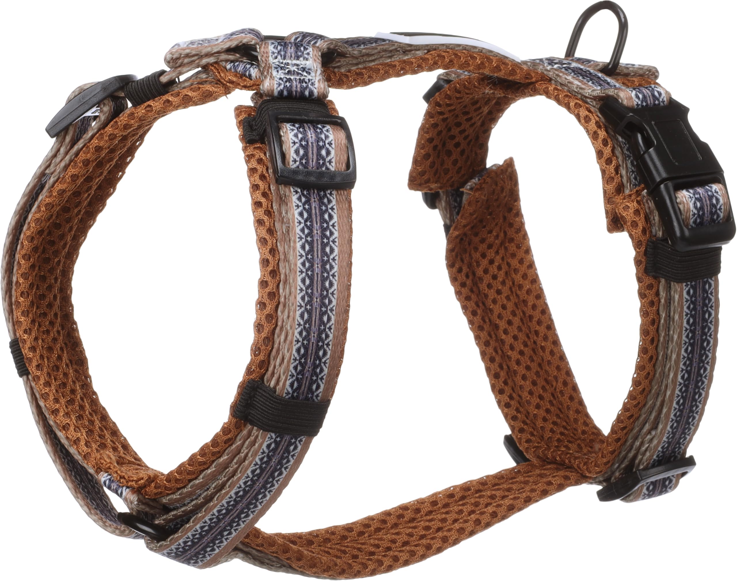 Dog Harness Y-shape Ubud Black XS 28-52cm 32-50cm 15mm