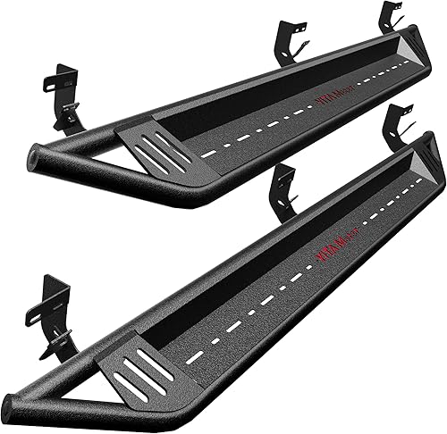 YITAMOTOR Estribos, escalones laterales compatibles con Dodge Ram 1500 2009-2018 y 2010-2024 2500 3500 Crew Cab, 2019-2024 1500 Classic, barras Nerf