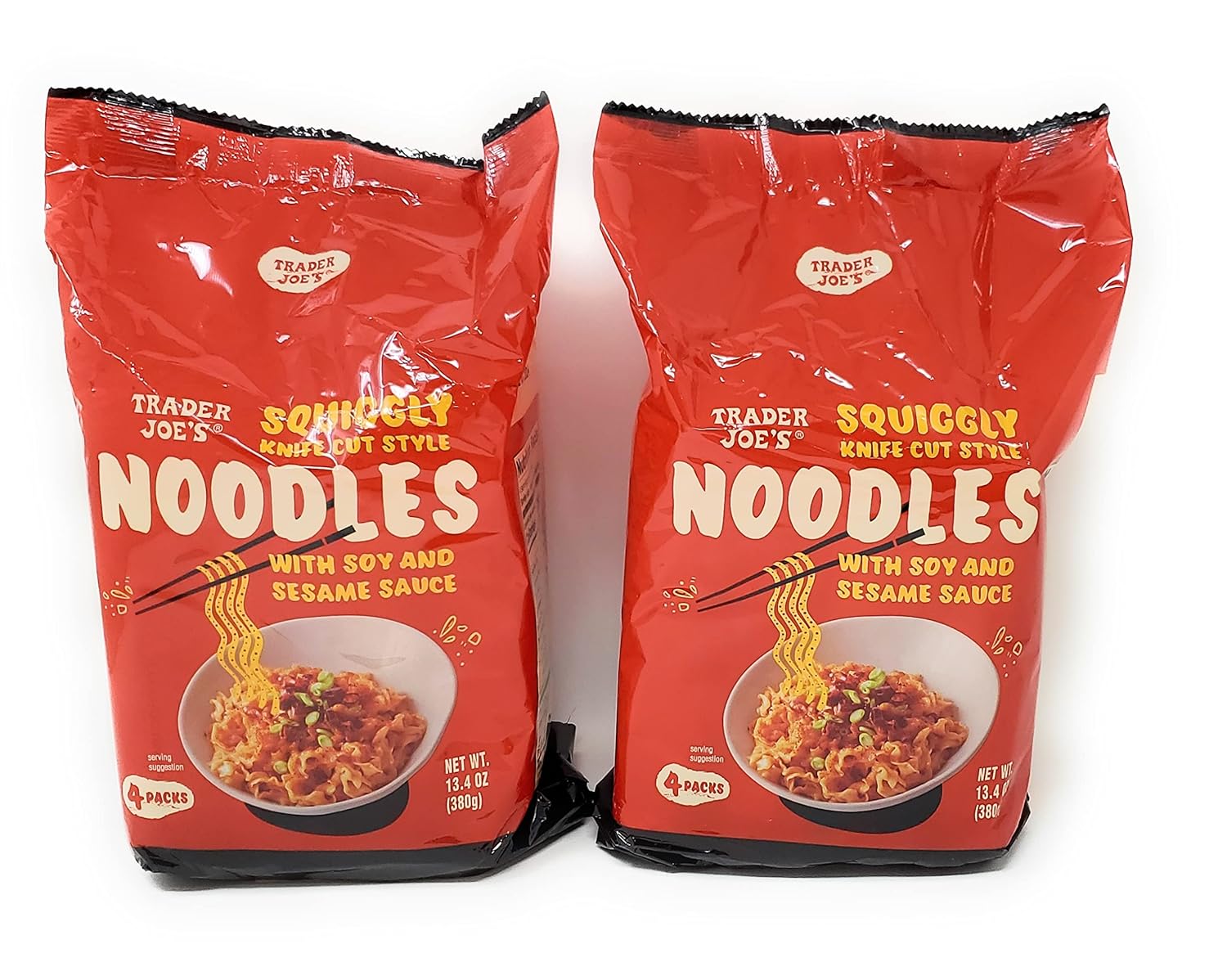 Trader Joe’s Squiggly Knife Cut Noodles with Soy & Sesame