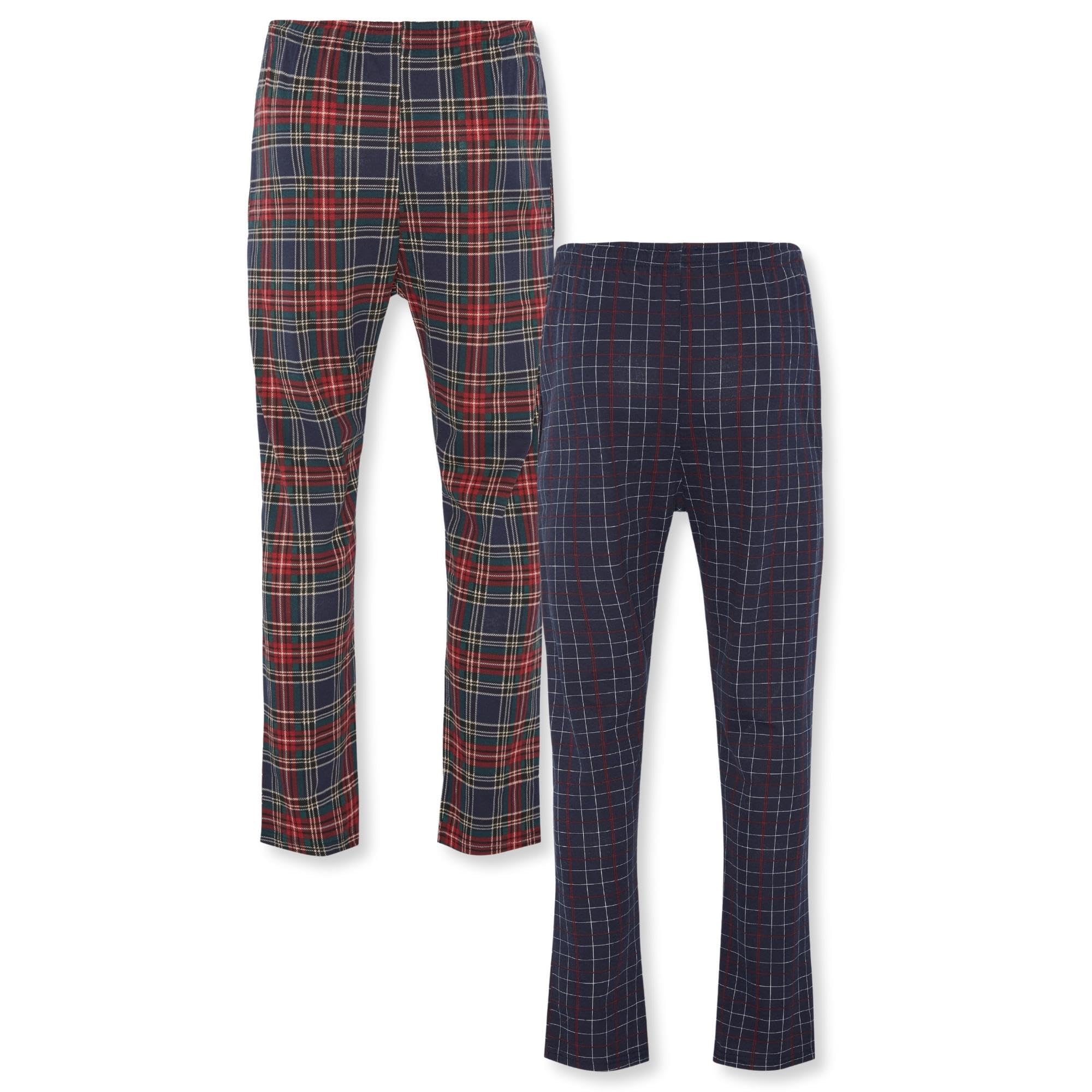 FM London Lot de 2 Bas de Pyjama pour Homme