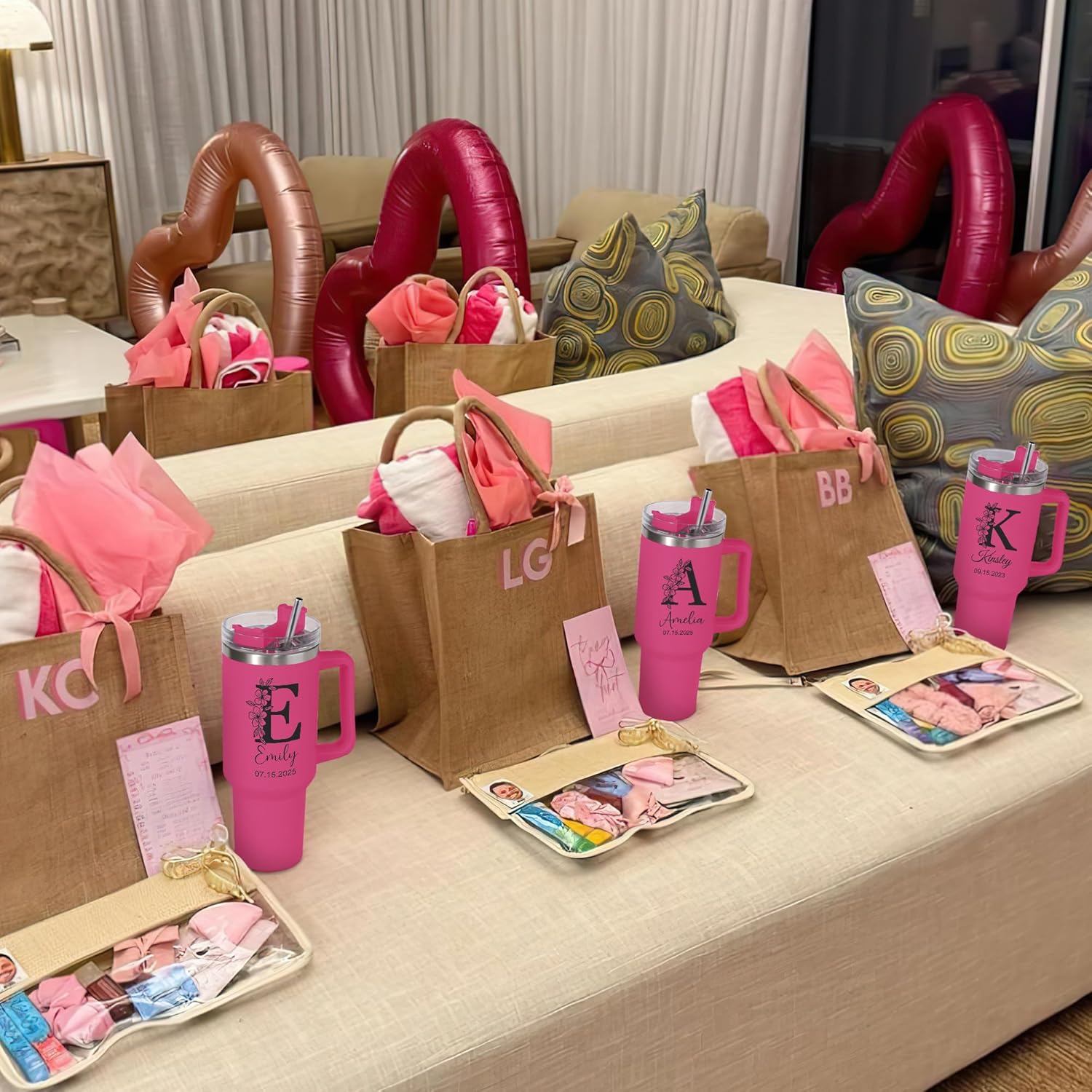 Personalized 40 oz Tumbler with Handle and Straw,Custom Bride & Bridesmaid Gift,Insulated Stainless Steel Travel Coffee Mug Customized Water Cups with Name for Wedding - Image 7