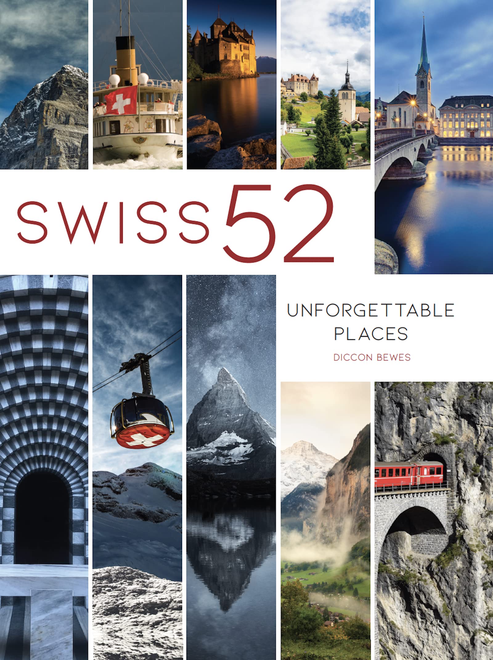 Swiss 52 Unforgettable Places album de paysage de montagne et guide voyage Suisse