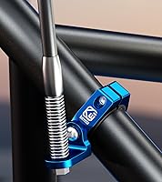 Vista 9 de UTV Whip Light Mount, Sturdy Aluminium Alloy UTV Whip Flag Mount, 360° Rotating Adjustable Off-road Light Bar Mounting Bracket for 1.5" / 1.65