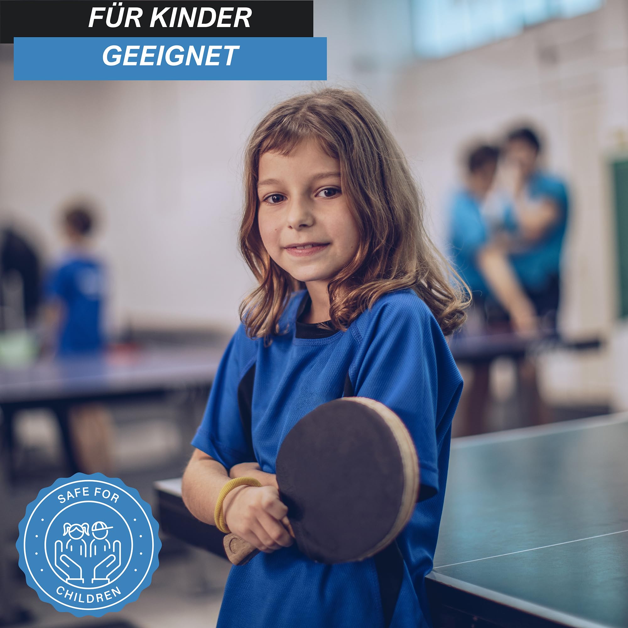 Bandito Profi Tischtennisplatte - Made in Germany, TÜV geprüft, Outdoor & Indoor, Ping Pong Tisch, Turniermaß, klappbar, leicht verstaubar, wasserabweisend, mit Rollen & Netz, 4 mm Melaminharzplatte