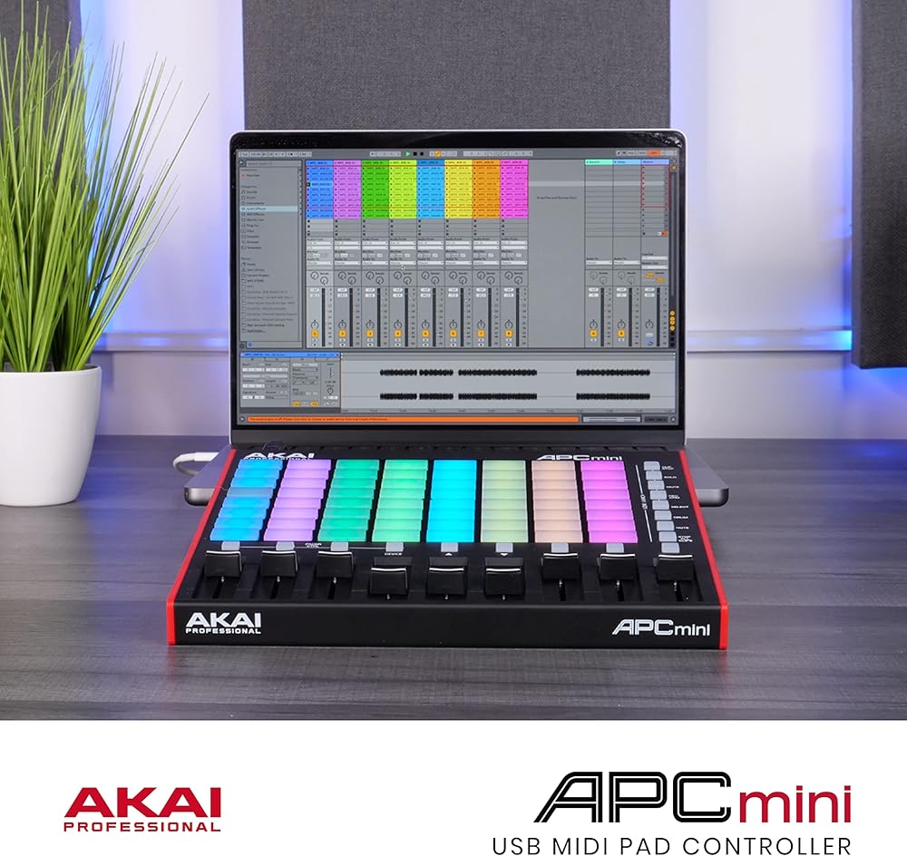 AKAI Professional APC Mini MK2 - Controlador USB MIDI Pad para