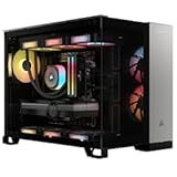 Vengeance i5200 Gaming PC – Liquid Cooled Intel® Core™ Ultra 9 285K CPU&comma; NVIDIA® GeForce RTX™ 5090 GPU&comma; 64GB Dominator Titanium RGB DDR5 Memory&comma; 2&plus;2TB M&period;2 SSD – Black&sol;Silver