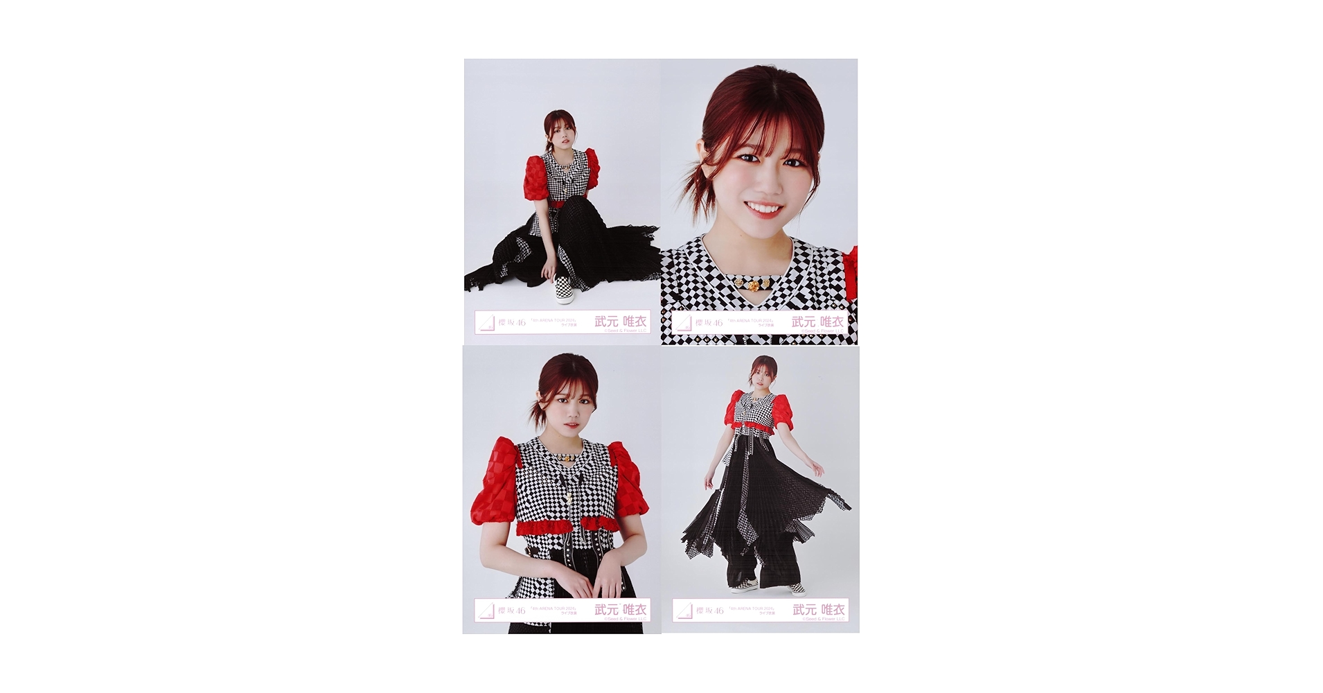 櫻坂46 直筆 生写真 武元唯衣 チュウ 4thアニラ ライブ衣装 武元唯衣 4thアニラ衣装 生写真 - メルカリ