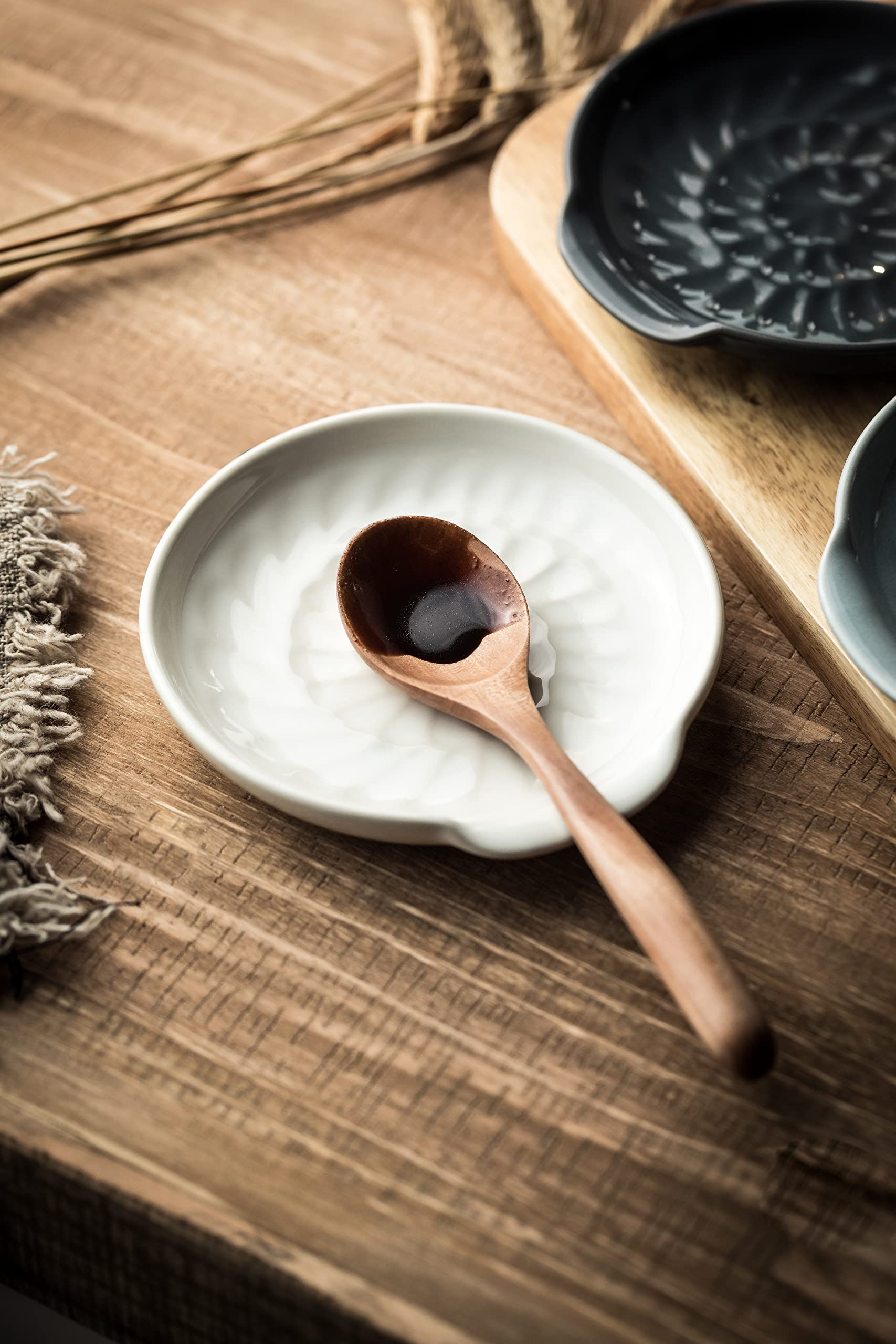 Repose Cuillère Gifi Repose-cuillère En Porcelaine, Plateau D