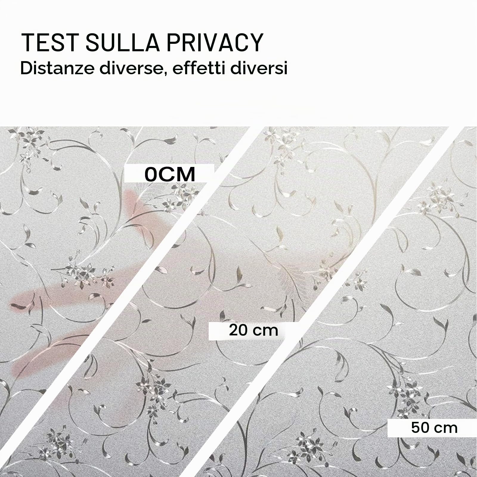 Shackcom J008 - Pellicola adesiva per finestra, autoadesiva, opaca, 90 x 400 cm, pellicola in vetro smerigliato statica anti-UV, con motivo di piante vino, ufficio, cucina, soggiorno, bagno