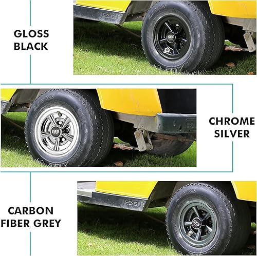 Vista 17 de 10L0L Cubiertas de rueda de carrito de golf para Yamaha/Club CAR/EZ-GO Club Car 8" (juego de 4)