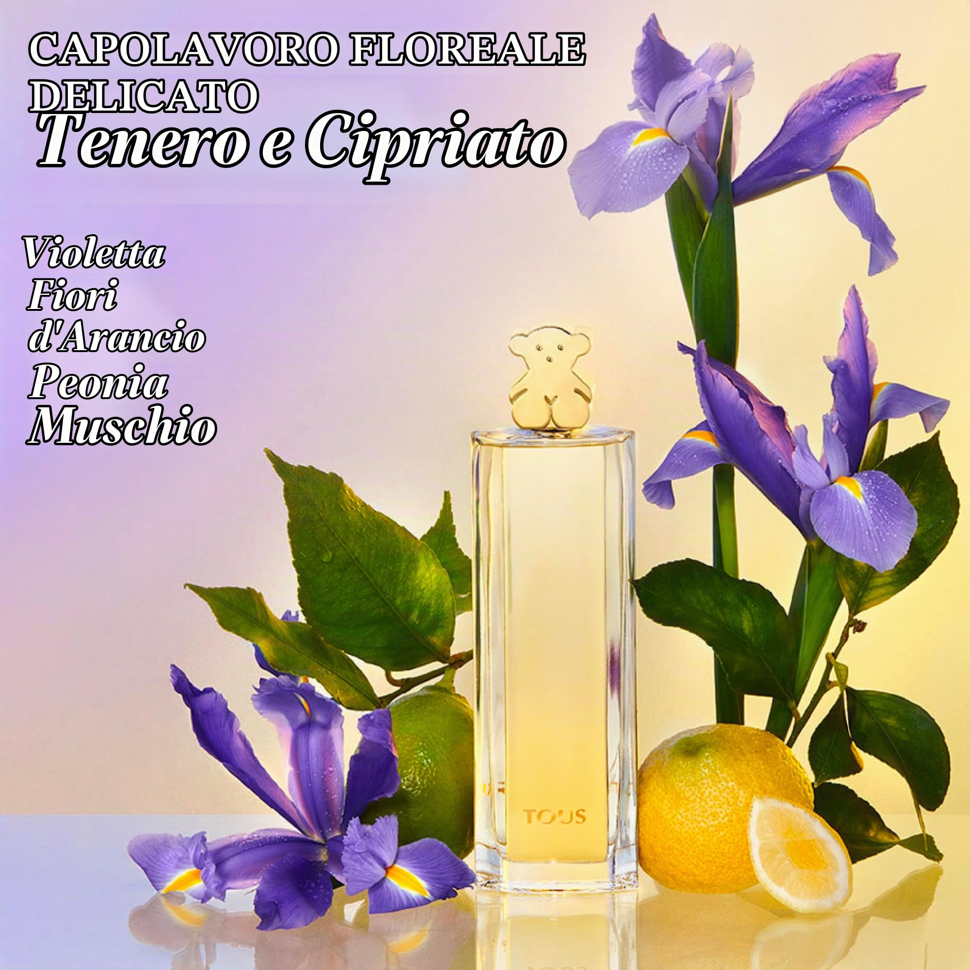 Tous Eau de Parfum da Donna, Profumo Donna con Fragranza Floreale alle Note di Gardenia, Peonia e fiori d'Arancio, Ottimo come Regalo Donna, Profumo da Donna 90ml con Spray