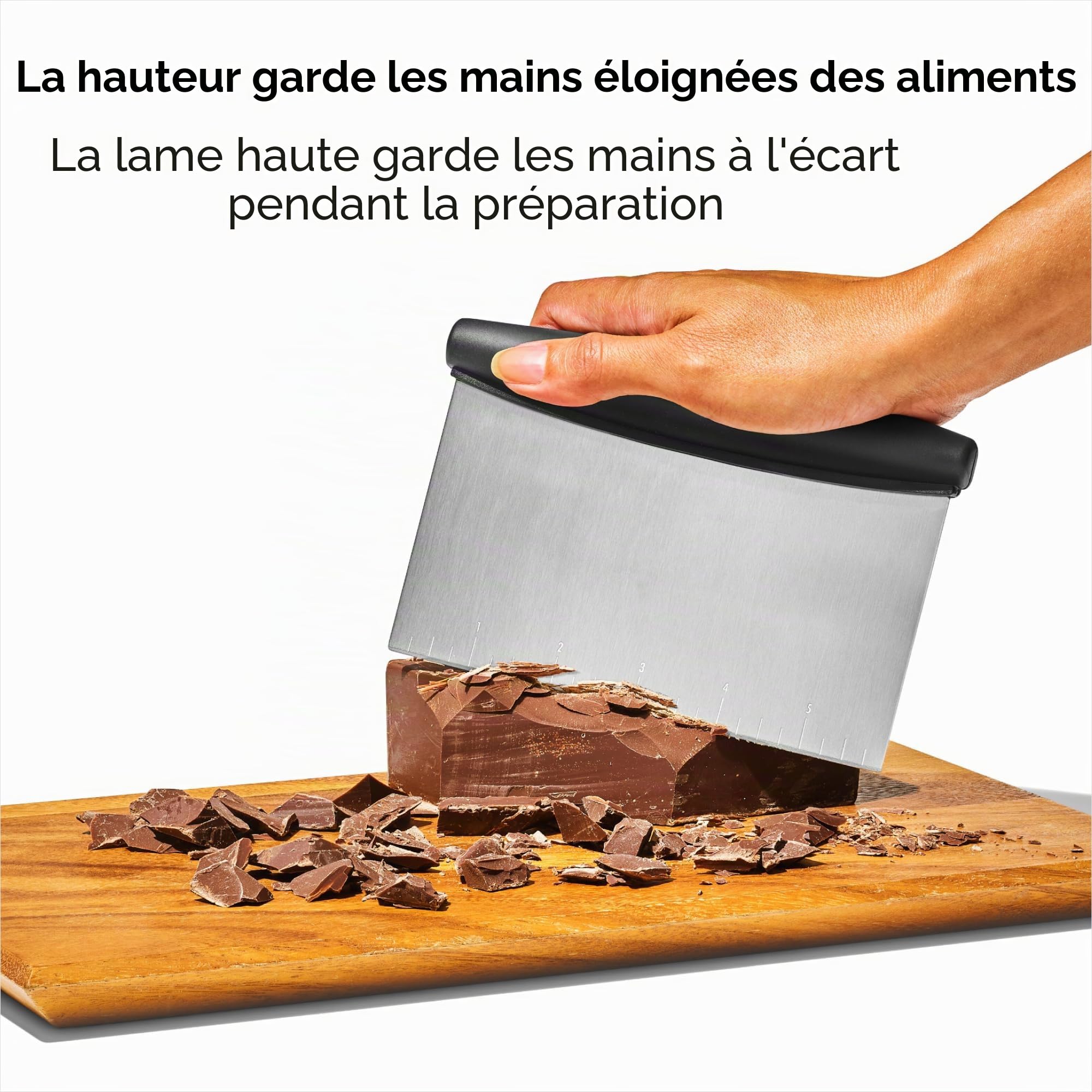 OXO Good Grips Grattoir multifonction en acier inoxydable