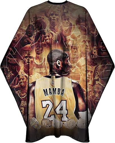 Miniatura 9 de Capas de peluquero para hombre, capa de peluquería con broches de presión, capa de estilista, 63 x 56 pulgadas