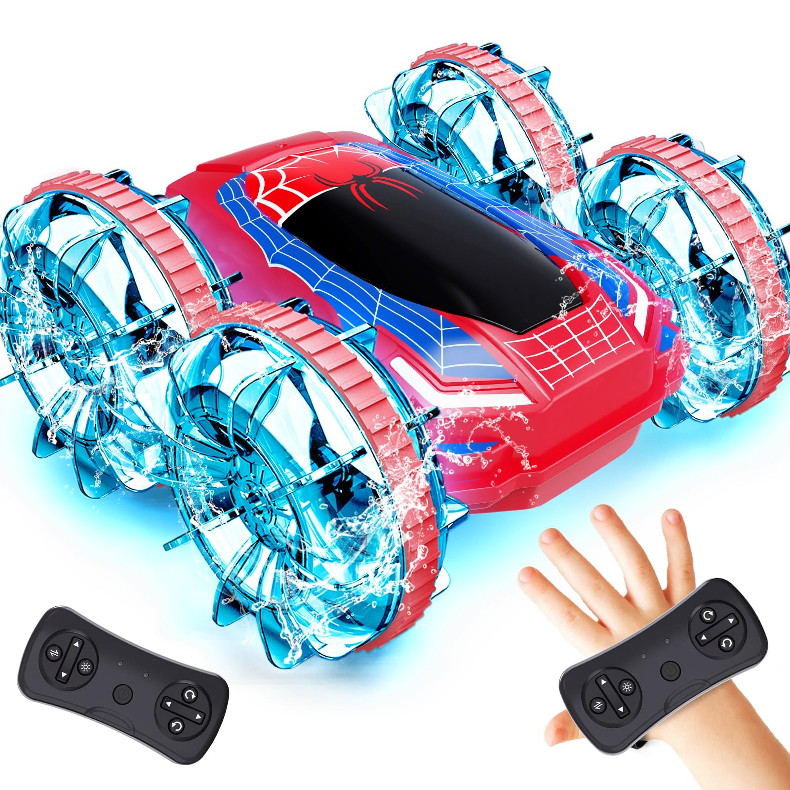 Amazon.co.jp: Tecnock ラジコンカー 水陸両用 ラジコン USB磁気充電式