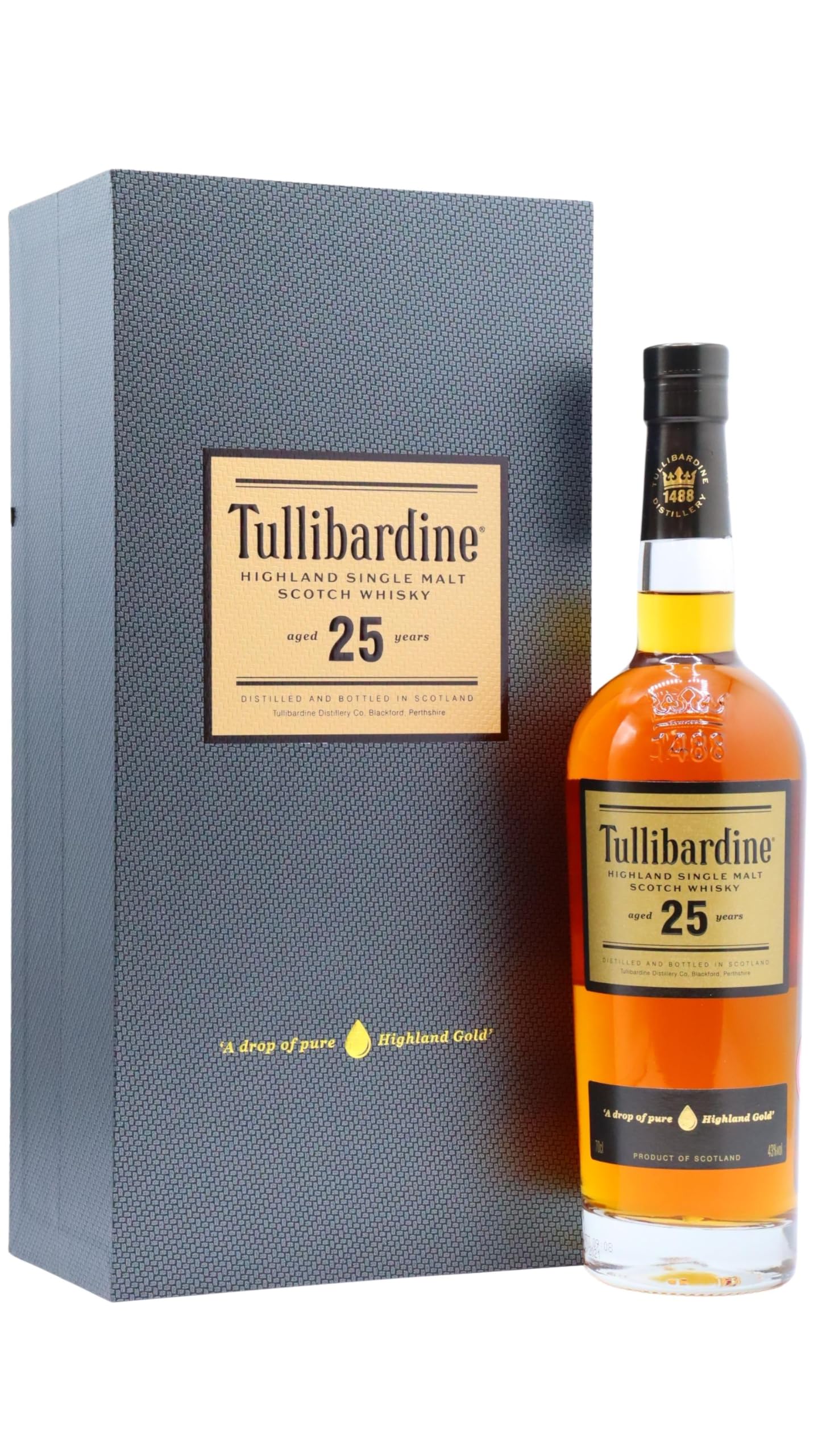 Tullibardine - Single Malt Scotch - 25 year old Whisky 70cl 43% ABV
