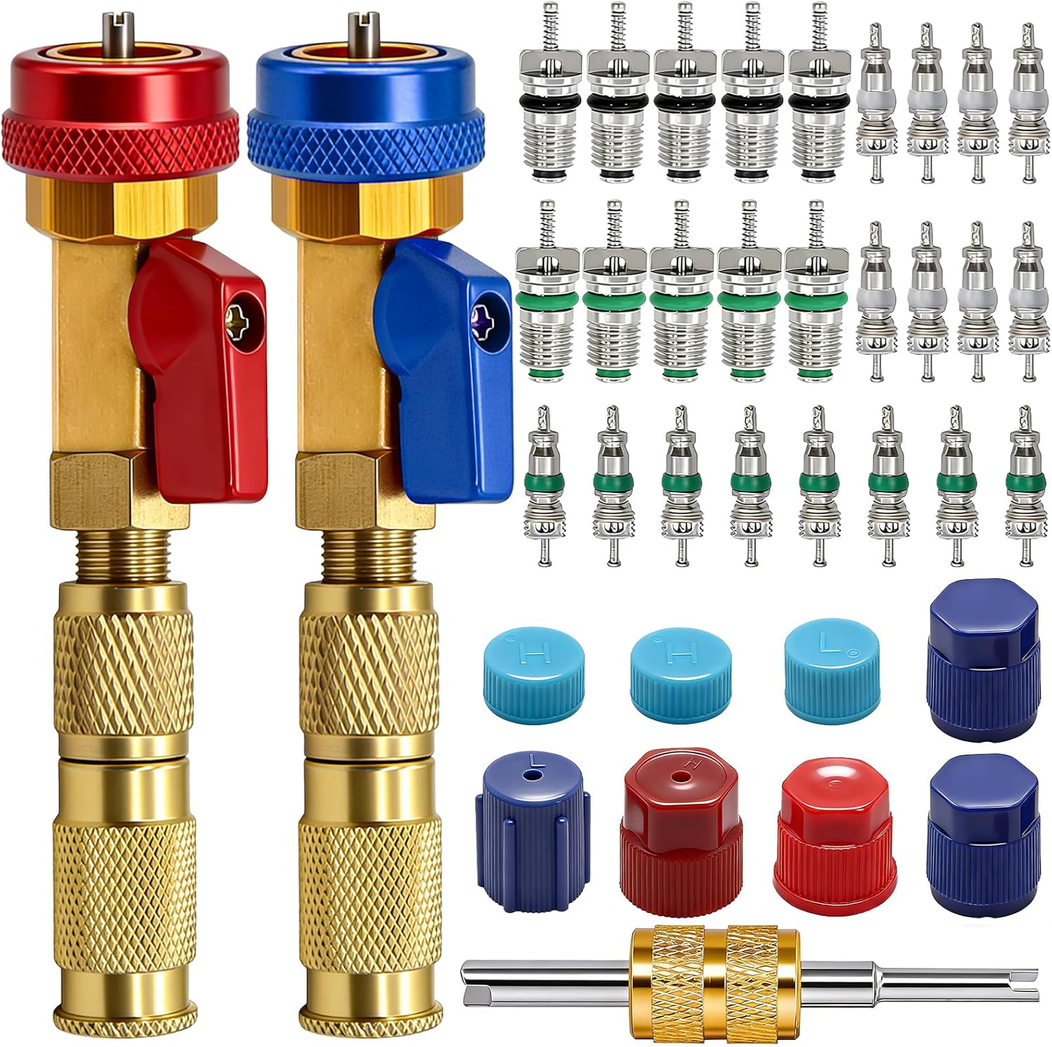 Kit Herramienta Removedor Instalador Válvula R134A TWTADE H-060