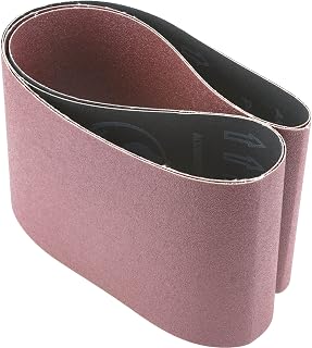 Woodstock D1257 6-Inch by 48-Inch 80 Grit Aluminum Oxide Sanding Belt, 2-Pack