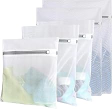 5 Pcs Laundry Bags for Washing Machine,60x50cm/50x40/40x30/30x20cm Laundry Net Bags,Durable and Reusable Mesh Laundry Bags,Washing Bags for Delicate Shirts,Socks,Underwear,Bras,Lingerie,Baby Clothes
