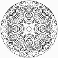 Vista 9 de Mantel redondo ajustable con borde elástico, patrón de mandala marrón en poliéster estampado oscuro, tamaño XL, se adapta a mesas redondas de hasta