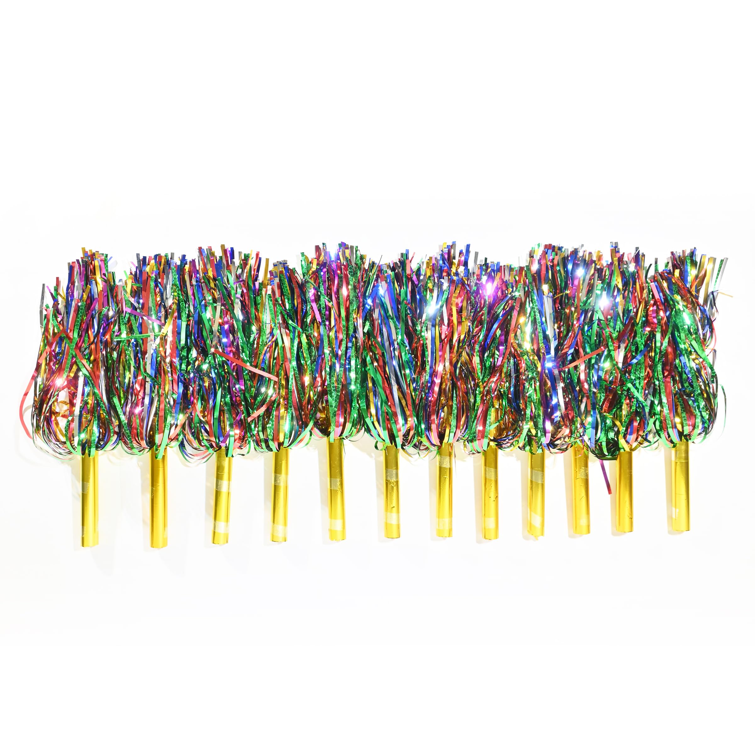 AMAROBA ,12 PC POM POM for School Dance , Cheerleaders POM POM for Kids and Adults 6 Set ( 12 PC ) (Multi). 3