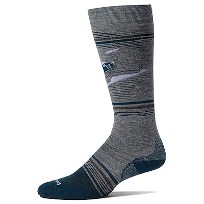 Smartwool Snowboard Targeted Cushion Piste Machine Over the Calf Socks Men