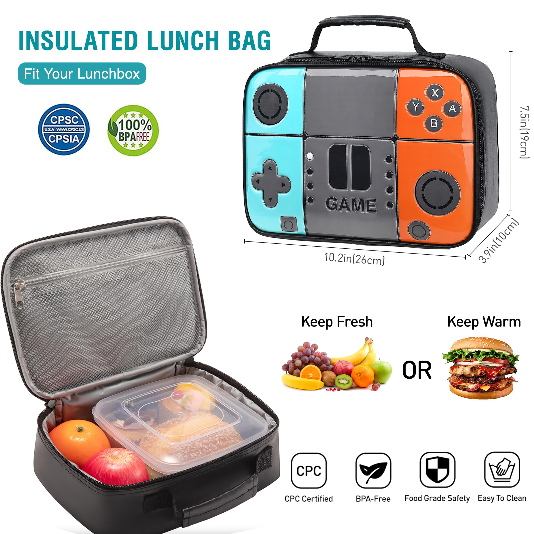 Tongtai Mochila escolar para niños, mochila de juego, bolsa de libros para estudiantes de secundaria, mochila escolar, mochila de trabajo para niños, adolescentes y hombres
