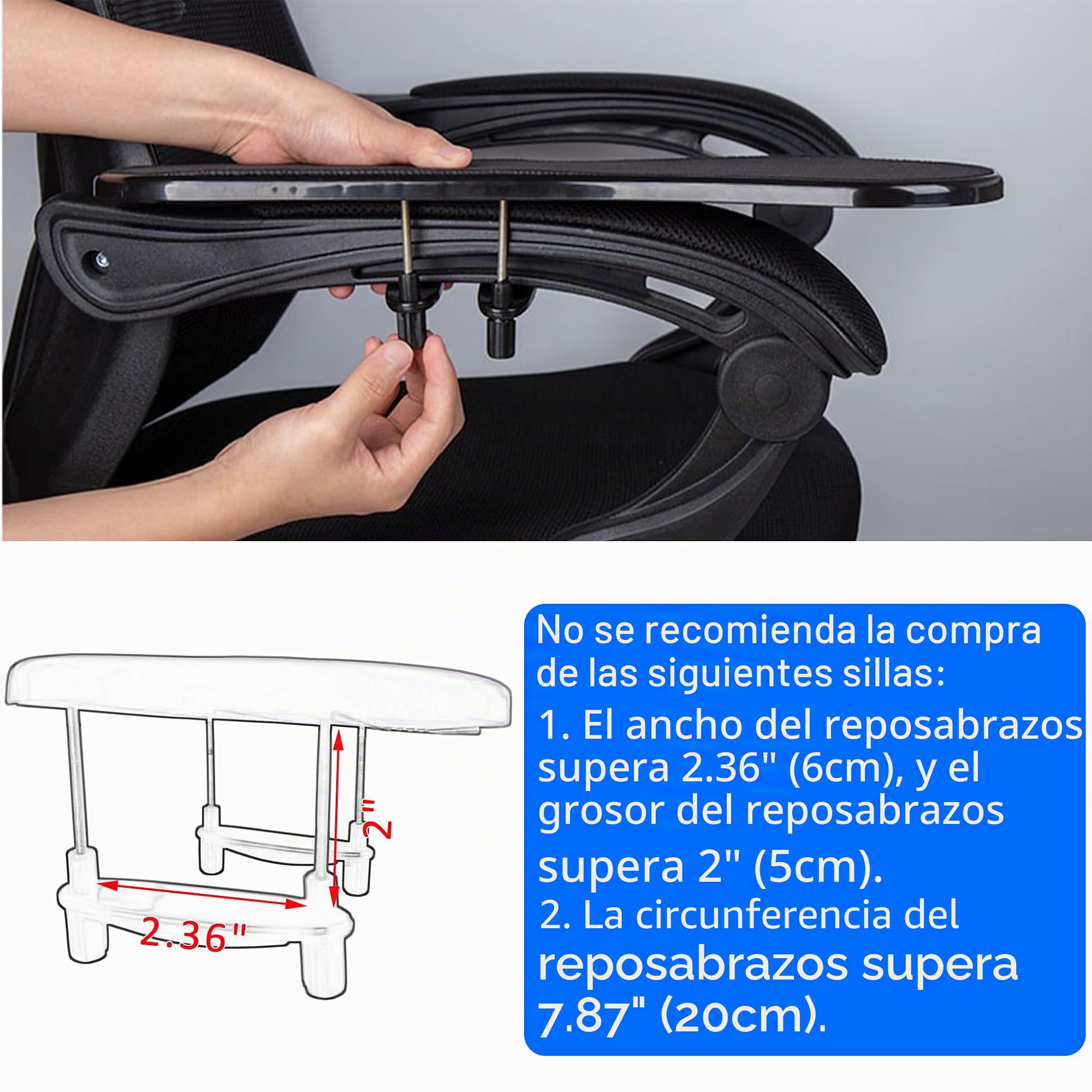 LL-COEUR Reposamuñecas de PC, ergonómico, ajustable, para ordenador, escritorio, para casa y oficina, color negro