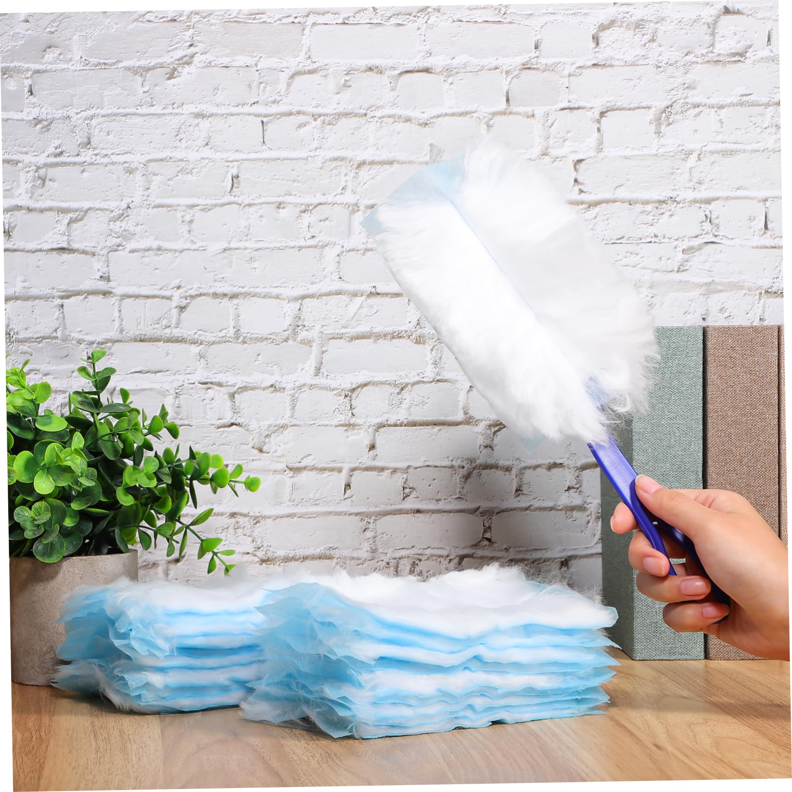 Mobestech 3juegos Plumero Electrostático con Recambios Duster para Muebles Ventanas Sofás y Coches Herramienta De Limpieza para Grietas y Espacios Reducidos