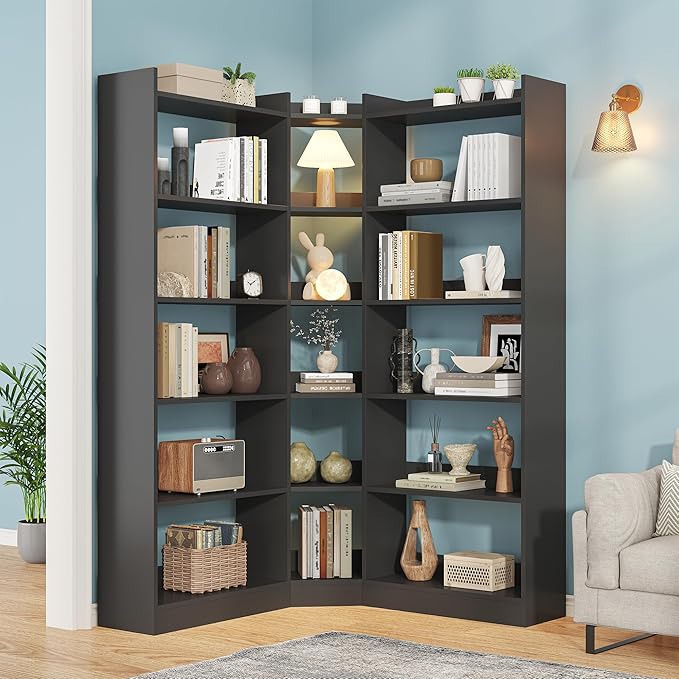 Corner Bookshelf